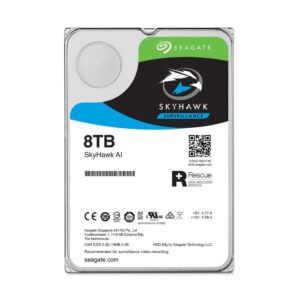 Seagate SkyHawk AI, Disco duro para video vigilancia 8 TB de 3.5″, SATA 6Gb/s, 256MB Cache · ST8000VE001