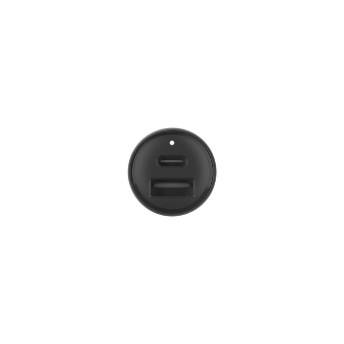 Belkin BoostCharge, Cargador doble de carro USB-C/USB-A, 42W · CCB005btBK
