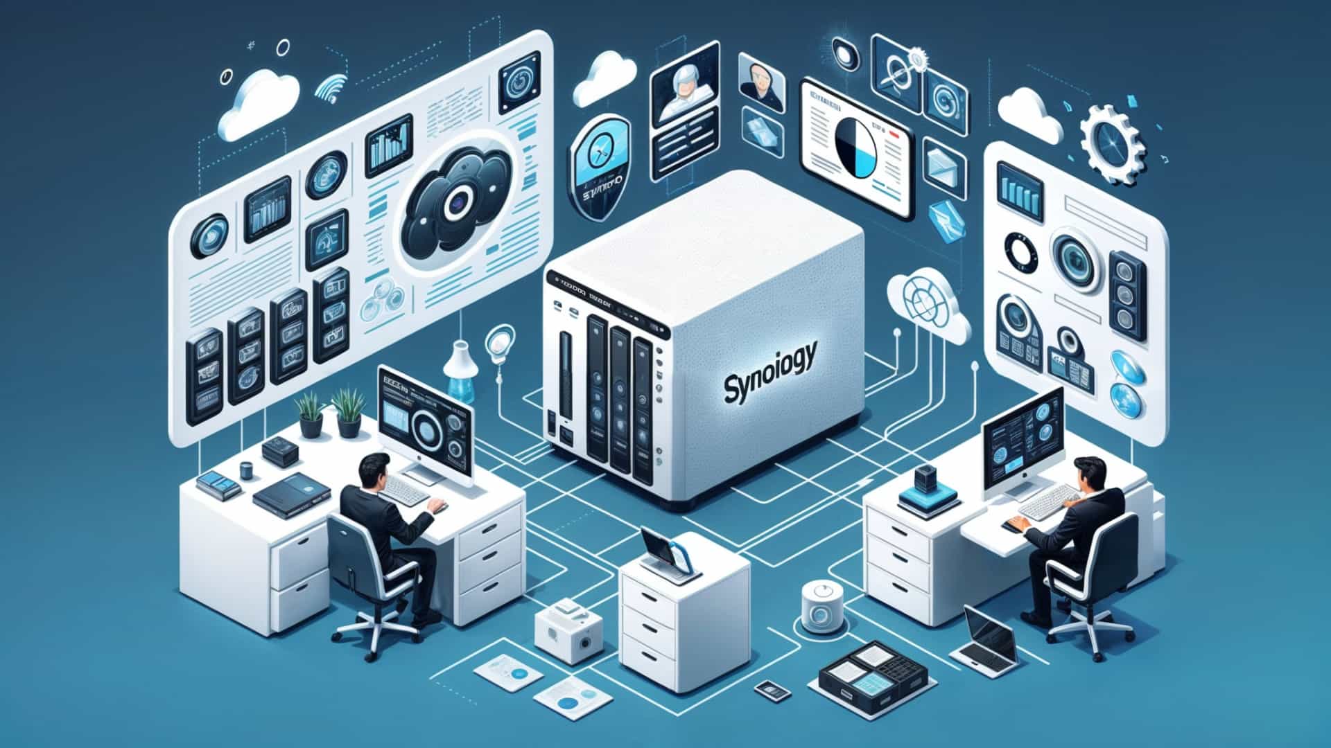 Administrar y proteger los datos de la empresa con Synology