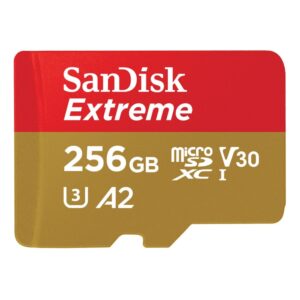 SanDisk Extreme, Tarjeta de memoria microSDXC de 256 GB · SDSQXAV-256G-GN6MA