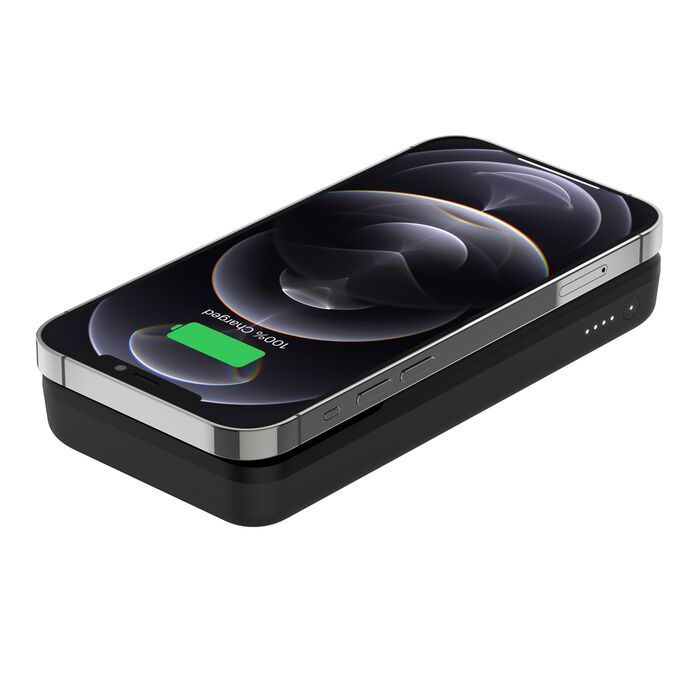 Belkin BoostCharge, Cargador portátil magnético inalámbrico de 10 K (10000mAh) para iPhone · BPD001btBK
