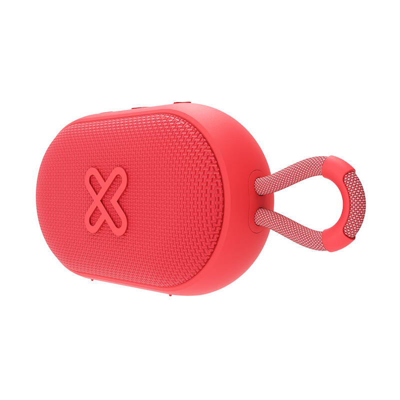 Klip Xtreme GrooveSplash, Parlante Inalámbrico Portátil, Bluetooth, Waterproof IPX7, 12hr, Rojo · KBS-030RD
