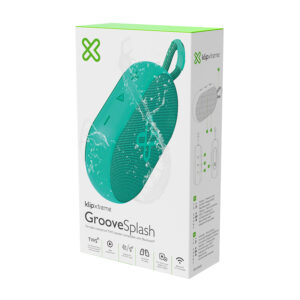 Klip Xtreme GrooveSplash, Parlante Inalámbrico Portátil, Bluetooth, Waterproof IPX7, 12hr, Verde · KBS-030GN