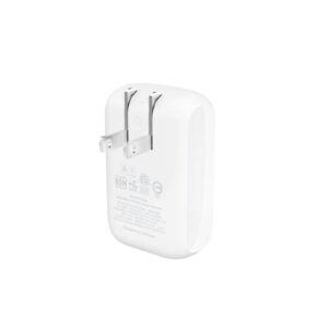 Belkin BoostCharge, Cargador doble de pared USB-C y USB-A, 42 W · WCB009dqWH