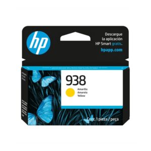 HP 938, Cartucho de tinta para OfficeJet Pro, 10 ml, Amarillo · 4S6X7PL