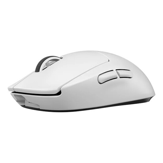 Logitech PRO X SUPERLIGHT, Mouse Gaming de 5 Botones inalámbrico USB, Sensor HERO Óptico 25K dpi, POWERPLAY, Blanco · 910-005940