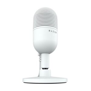 Razer Seiren V3 Mini, Micrófono condensadora de 14mm, Supercardioide, USB, Blanco· RZ19-05050300-R3U1
