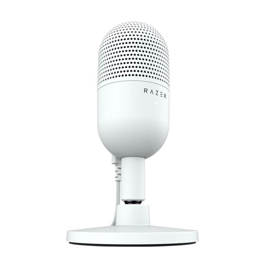 Razer Seiren V3 Mini, Micrófono condensadora de 14mm, Supercardioide, USB, Blanco· RZ19-05050300-R3U1