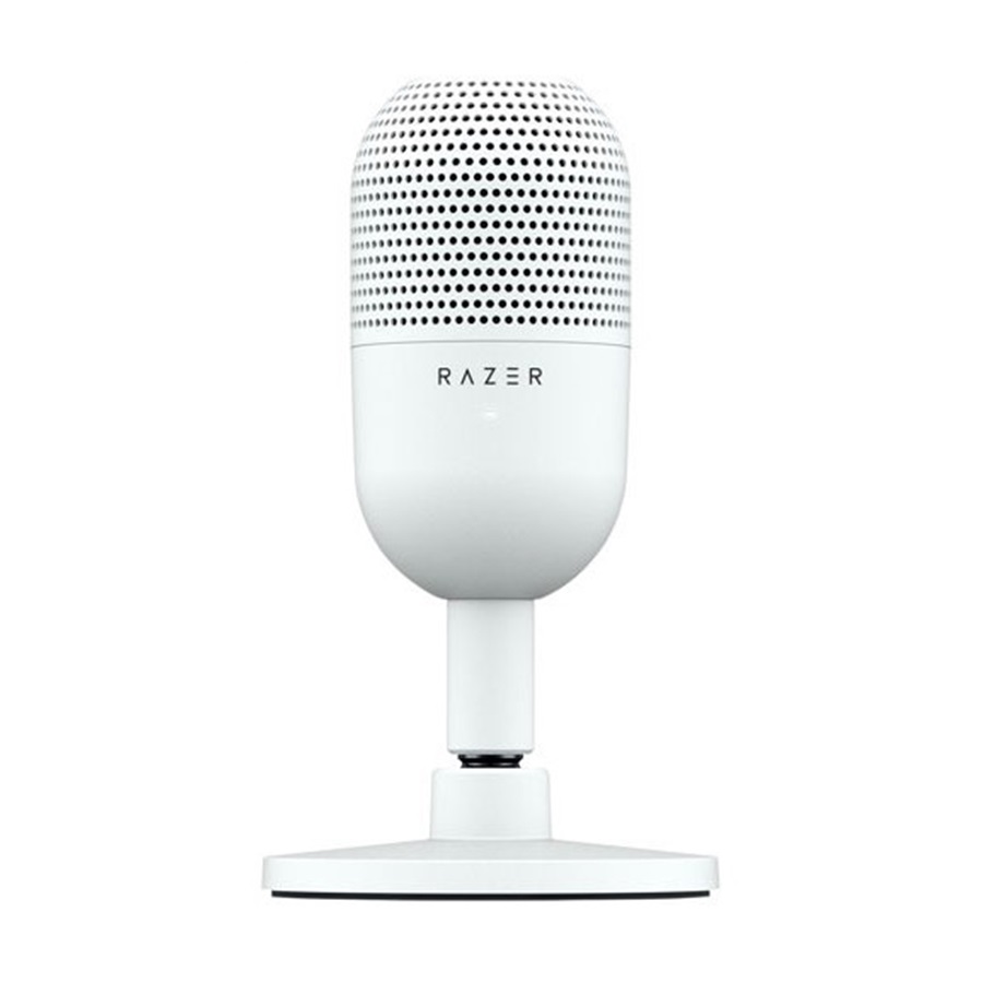 Razer Seiren V3 Mini, Micrófono condensadora de 14mm, Supercardioide, USB, Blanco· RZ19-05050300-R3U1