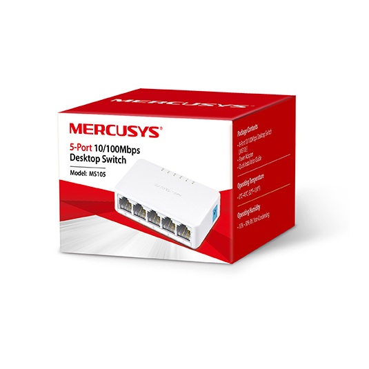 Mercusys, Switch de 5 puertos 10/100Mbps · MS105