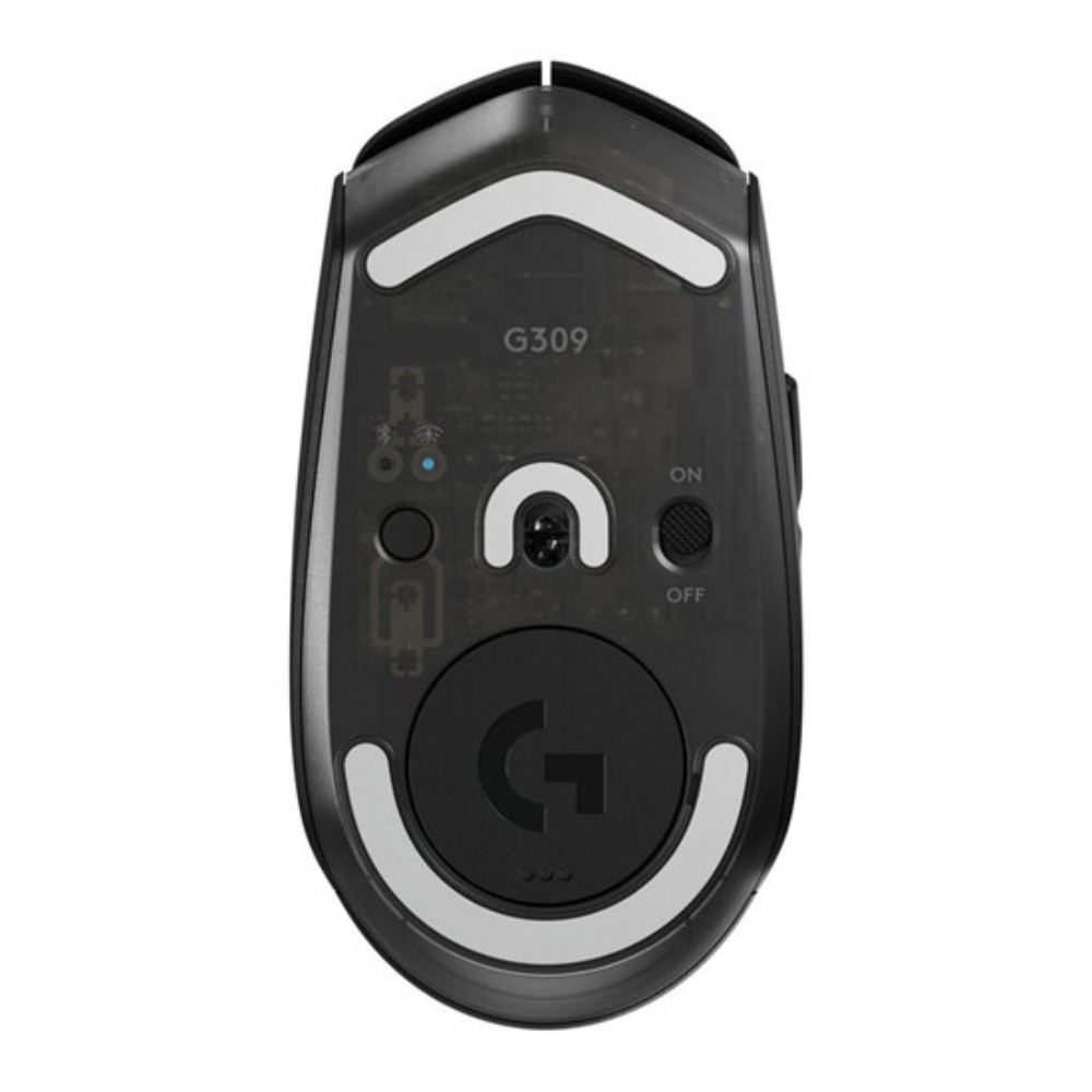 Logitech G309 LIGHTSPEED, Mouse Gaming Inalámbrico Bluetooth/USB, Óptico 25K dpi, Negro · 910-007197