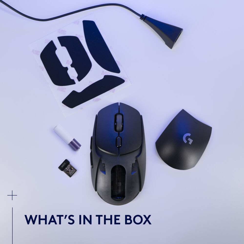 Logitech G309 LIGHTSPEED, Mouse Gaming Inalámbrico Bluetooth/USB, Óptico 25K dpi, Negro · 910-007197