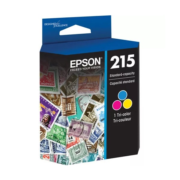 Epson 215, Cartucho de tinta Tricolor (cian, magenta, amarillo) · T215520-AL