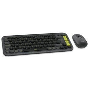 Logitech POP Icon, Combo de teclado y mouse inalámbrico Bluetooth, Español, Grafito · 920-013052