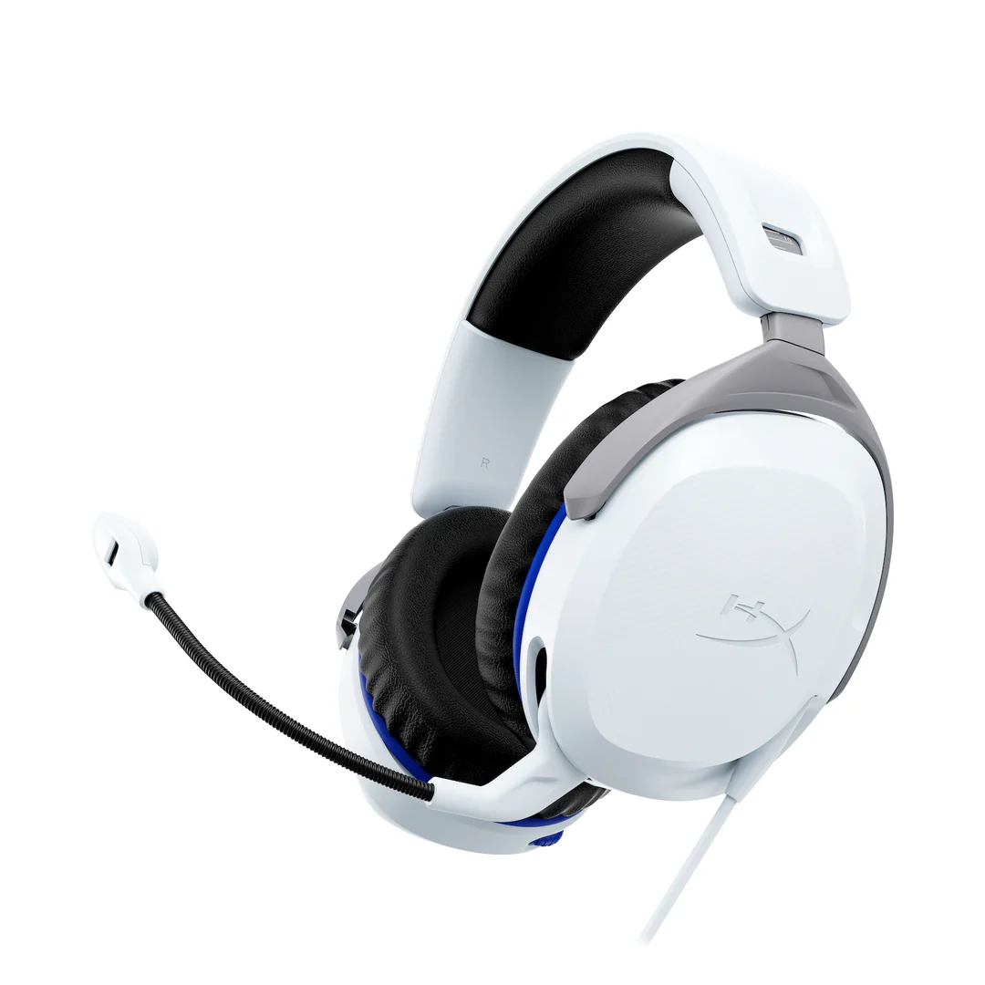 HyperX Cloud Stinger 2, Auriculares Gaming Cableado para PlayStation, Blanco · 75X29AA