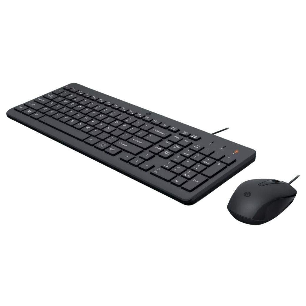 HP 150, Combo de teclado y Mouse, Cableado USB, Español · 240J7AA#ABM