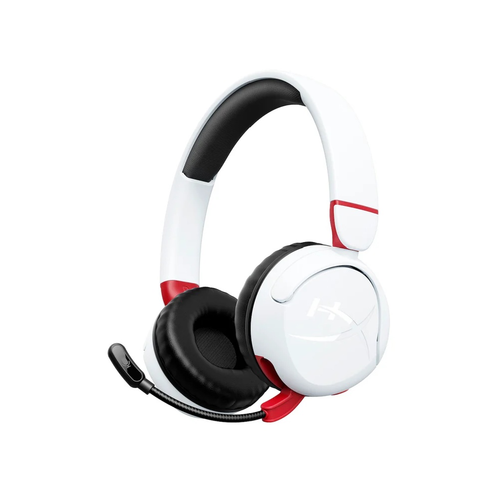 HyperX Cloud Mini, Auriculares inalámbricos Bluetooth, Cableado 3.5 mm, Blanco · 7G8F2AA