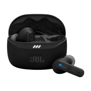JBL Tune Beam 2, Auriculares inalámbricos Bluetooth con micrófono, ANC, 48h (Negro) · JBLTBEAM2BLKAM
