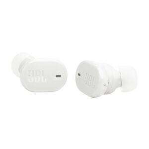 JBL Tune Buds 2, Auriculares inalámbricos Bluetooth con micrófono, ANC, 48h (Blanco) · JBLTBUDS2WHTAM