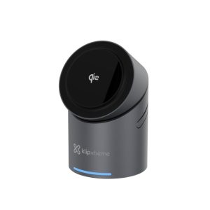 Klip Xtreme PowerDesk Spin, Cargador de carga inalámbrica 3 en 1, 15 Watt · KDC-400