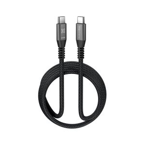 Klip Xtreme PowerGo 750, Cable trenzado USB-C de carga rápida, 240W, 6FT · KAC-750-6FT