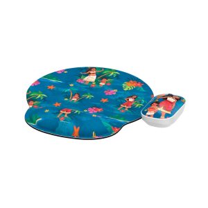 Xtech Edición Moana, Kit de Mouse inalámbrico y alfombrilla para mouse · XTM-DKT3MO