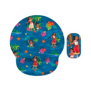 Xtech Edición Moana, Kit de Mouse inalámbrico y alfombrilla para mouse · XTM-DKT3MO