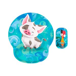 Xtech Edición Moana, Kit de Mouse inalámbrico y alfombrilla para mouse · XTM-DKT4MO