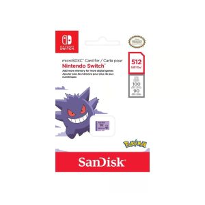 SanDisk Pokémon, Tarjeta de memoria microSDXC 512 GB para Nintendo Switch · SDSQXAO-512G-GN6ZK