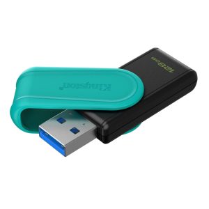 Kingston DataTraveler Exodia S, Unidad flash USB de 128 GB, USB 3.2 Gen 1, Negro/Turquesa · DTXS/128GB