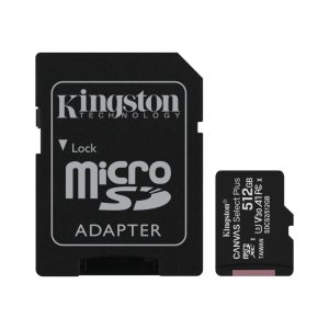 Kingston Canvas, Tarjeta de memoria microSD de 512GB · SDCS2/512GB