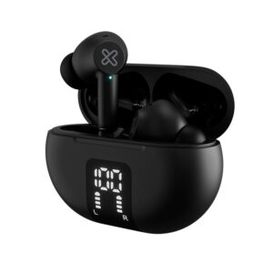 Klip Xtreme EdgeBuds, Auriculares Inalámbrico Bluetooth, IPX4, ANC, 22h, Negro · KTE-755BK