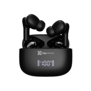 Klip Xtreme EdgeBuds Ultra, Auriculares Inalámbricos Bluetooth, IPX4, Negro · KTE-850BK