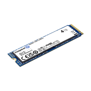Kingston NV3, Unidad de Estado Sólido NVMe SSD de 4TB, M.2 2280, PCIe 4.0 x4, Interno · SNV3S/4000G